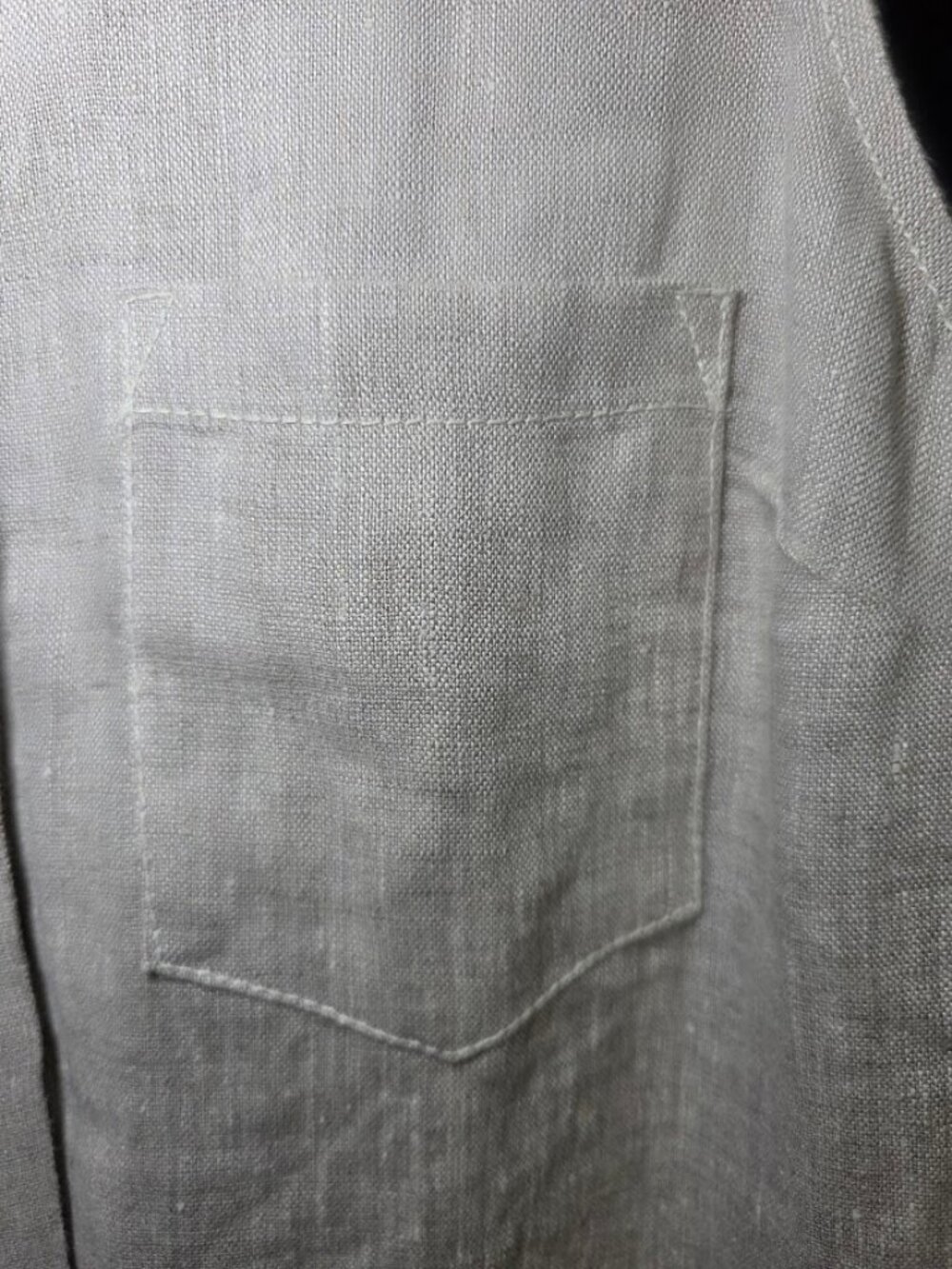 Karen Kane Sleeveless Linen Shirtdress Oat XS - Picture 4 of 10